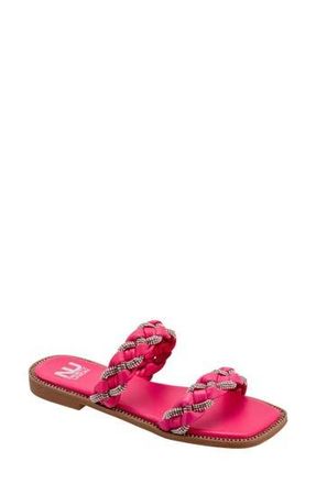 Ninety Union Sunny Embellished Slide Sandal in Fuchsia at Nordstrom Rack, Size 10