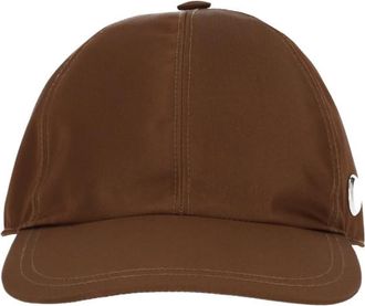 Stella McCartney Brown Logo Baseball Hat