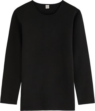 Toteme Stretch-knit top - Black - S (UK8-10 / S)