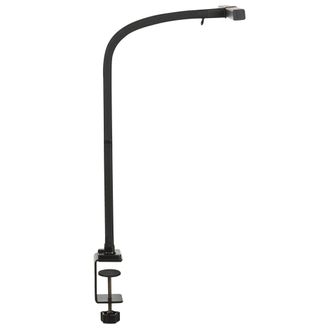 Beliani L&aacute;mpara De Mesa Led Negro 48 Cm Material Sint&eacute;tico Sensor Luz 3 Colores Auriga