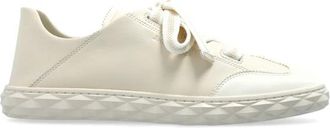 Jimmy Choo London Diamond Sneakers - Dames - Sneakers - Beige - 36 EU - Leer - Schoenen