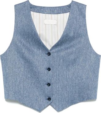 Circolo 1901 Gilet denim - Blu