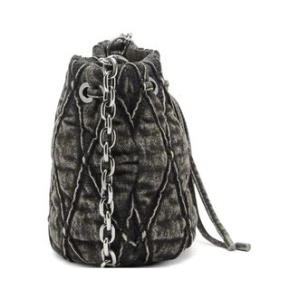 Diesel Borsa a secchiello Charm-D - - Bags - Donna - Grigio - ONE SIZE