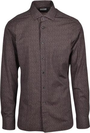 Xacus Active Shirt - Heren - Zakelijke Overhemden - Bruin - L - Polyester - Overhemden
