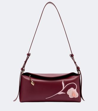Erdem Bloom East West Medium leather shoulder bag
