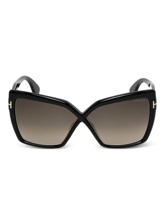 Tom Ford Eyewear Occhiali da sole geometrici - Nero