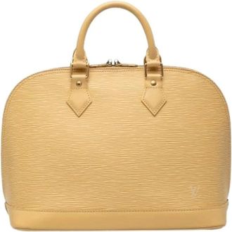 Louis Vuitton Pre-owned Handbags, female, Yellow, Size: ONE SIZE Pre-owned Alma PM