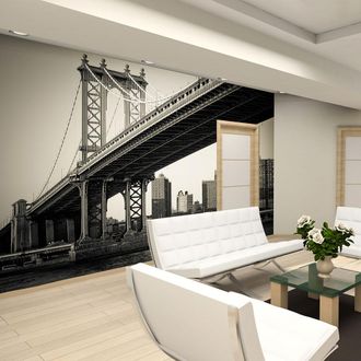 Artgeist Fotomurale - Ponte Di Manhattan, New York - 250x193