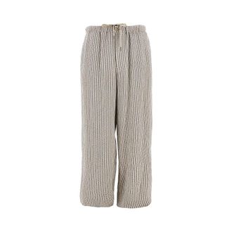 Emporio Armani Jacquard viscose loose pants Man 48