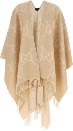 Gucci Gg Mantelle Beige-Donna