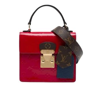 Louis Vuitton Pre-owned Spring Street Bag - Dames - Pre-owned - Rood - Maat: ONE Size Zijde
