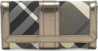 Burberry Portafoglio metallizzato - Argento