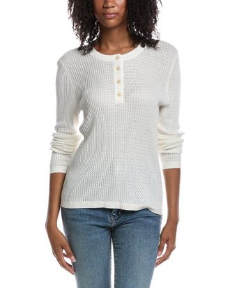 Cabi Cabi Henley Pullover T-Shirt