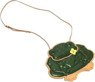 Louis Vuitton Pre-owned Pochette Schoudertas - Dames - Vintage Schoudertas - Groen - ONE Size - Vintage