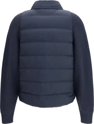 Brunello Cucinelli Womens Wr Padded Jacket Night Sky Down Coat