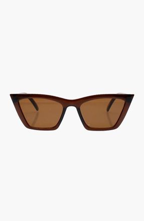Reality Eyewear Van Saint Sunglasses in Chocolate at Nordstrom
