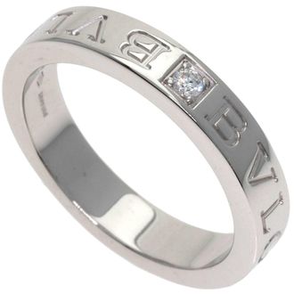 Bulgari White Gold (18K) Band Ring (Pre-Owned)