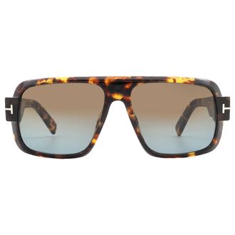 Tom Ford Turner Brown Gradient Navigator Mens Sunglasses FT1101 52F 58