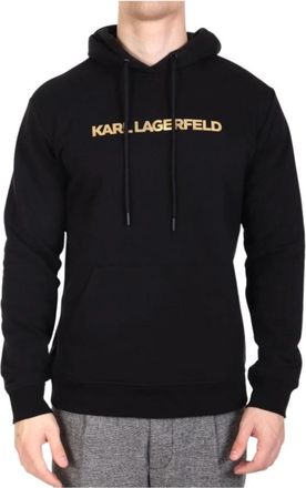 Karl Lagerfeld Hoodie - Heren - Hoodies - Zwart - M - Katoen - Hoodies & sweatvesten