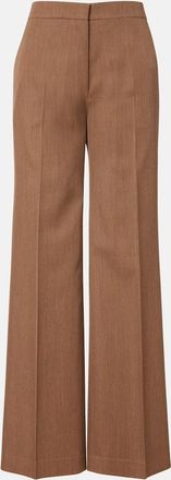 FFORME Agel high-rise virgin wool wide-leg pants