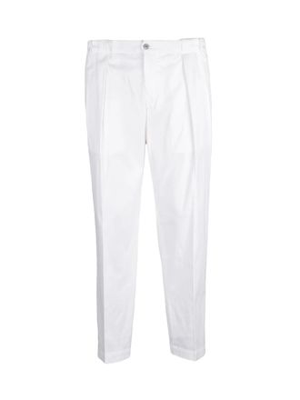 BRIGLIA 1949 Cotton And Polyamide Trousers - White