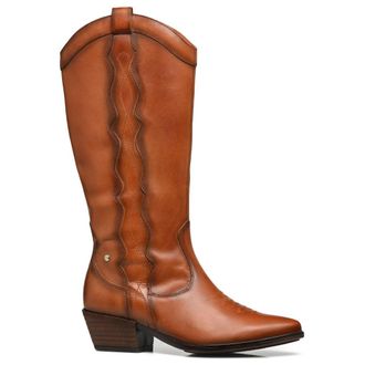 Pikolinos Vergel W5Z Leather Womens Zip Up Boots - Brandy - Size:UK 7-7.5