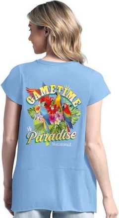 Margaritaville Womens Margaritaville Light Blue New York Yankees Gametime is Paradise T-Shirt at Nordstrom, Size X-Large
