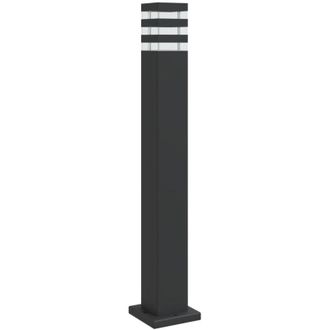 vidaXL Outdoor Floor Lamp Black 80 cm Aluminium Vidaxl
