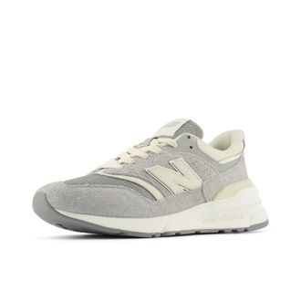 New Balance Unisex-Adult 997r V1 Sneaker, Concrete/Linen, 8 Wide Women/6.5 Men