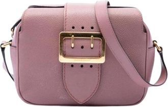 Burberry Pre-owned Vintage Crossbody Bag - Dames - Vintage Schoudertas - Roze - ONE Size - Leer - Vintage