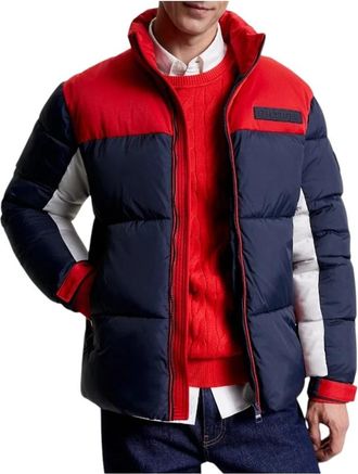 Tommy Hilfiger New York Puffer Jacket - Heren - Winterjassen - Veelkleurig - S - Nylon - Jassen