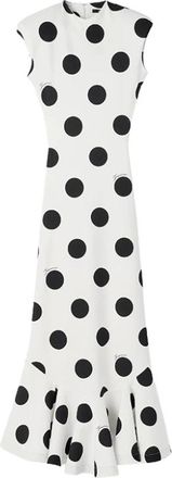 Jacquemus La Robe Palmier Pois - Dresses - Mujer - Blanco - XS
