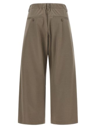 Brunello Cucinelli Womens Gray Cotton Athletic Pants