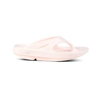 Oofos Mens Ooriginal Thong Sandals In Blush
