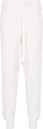 Golden Goose Journey Knit joggingbroek - Dames - Sweatpants - Wit - M - Wol - Broeken