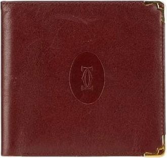 Cartier Pre-owned Wallets, female, Red, Size: ONE SIZE Pre-owned Leather wallets