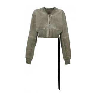 Rick Owens Flight Jkt Cropped - Jackets - Mujer - Marr&oacute;n - M