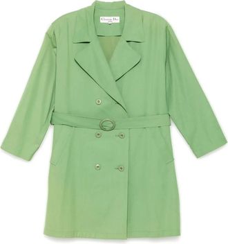 Dior Cappotto doppiopetto 2004 - Verde