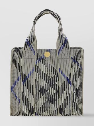 Burberry check mini nylon shoulder bag