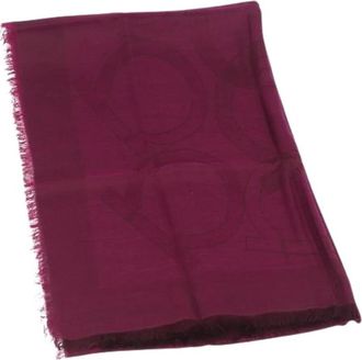 Ferragamo Pre-owned Stole - Dames - Vintage Accessoires - Paars - ONE Size - Vintage