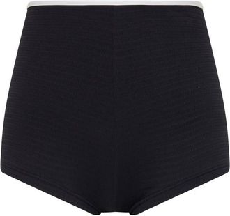 Seafolly Beach Bound Boyleg Pant Bikini-Bottom f&uuml;r Damen | schwarz
