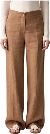 Vicolo Donna, Pantaloni, Marrone, M, new