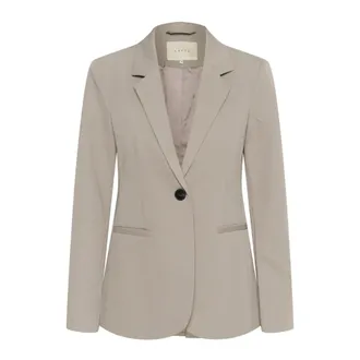 Kaffe Elephant Skin Melange Blazer Jacket - female - Kaffe - Blazers - Gray - XS - Jackets
