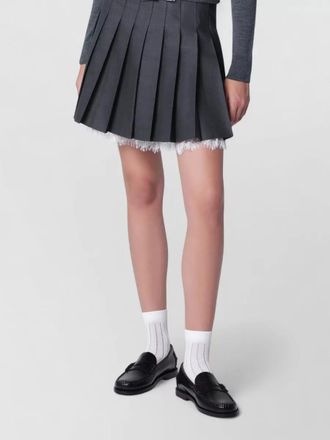 Self Portrait pleated midi skirt