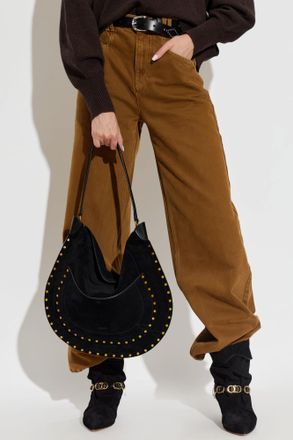 Isabel Marant Suede Hobo Bag, Womens, Black