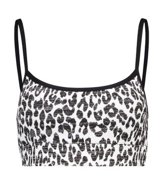 The Upside Natacha leopard-print sports bra