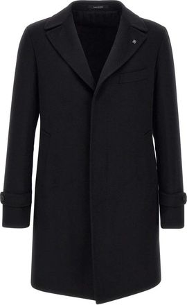 Tagliatore Thomas Coat - Heren - Mantel - Zwart - XL - Wol - Jassen