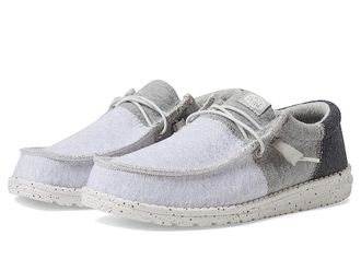 Hey Dude Wally Tri-Varsity Slip-On Casual Shoes Mens Shoes Grey : 10 M, Textile