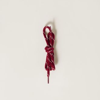 Miu Miu Two-tone cord laces