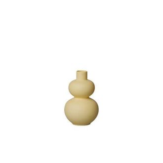 Middle Kingdom Porcelain Matte Porcelain Mini Double Lobed Vase in Butter at Nordstrom